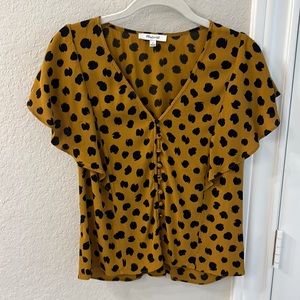 Madewell printed blouse